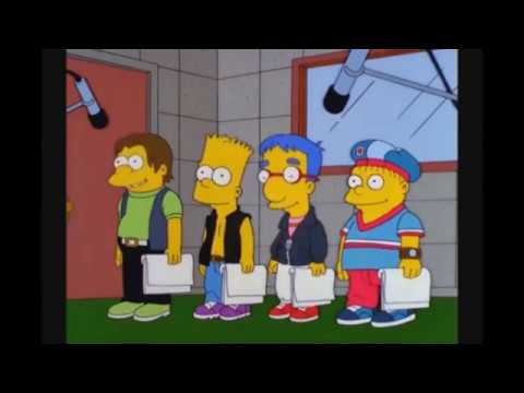 The Simpsons Party Posse Japanese dub パーティーポーズ シンプソンズアニメ