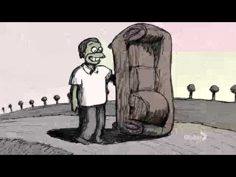 The Simpsons Season 23 Episode 18 Couch Gag, That's Amore music video.