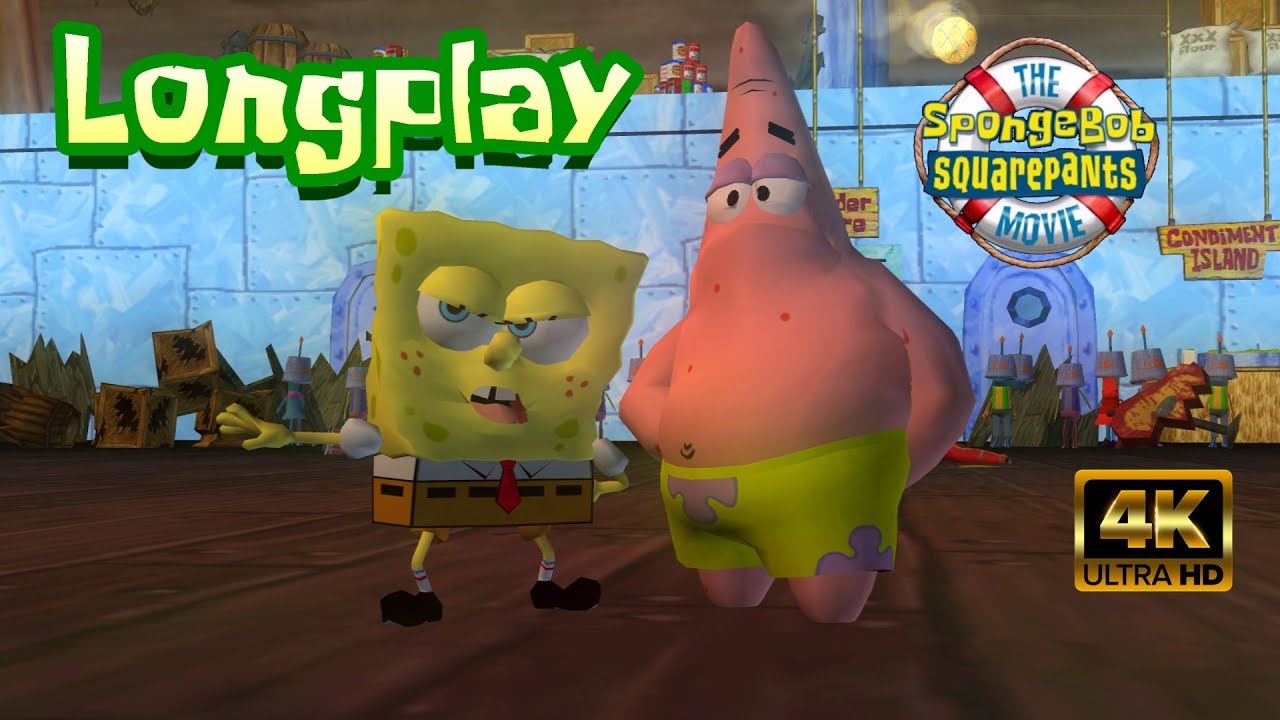 The SpongeBob Movie [Game] | Longplay (4K) 100% |
