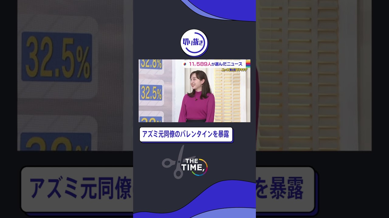 【THE TIME,切り抜き】『アズミ元同僚のバレンタインを暴露』 / 2023.2.14放送