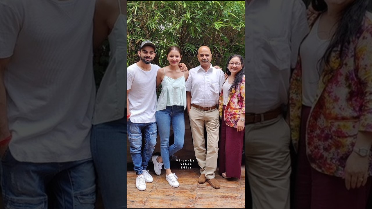 The way Virat loves Anushka's parents as his own 😍❤️| #virushka #viratkohli #anushkasharma #shorts