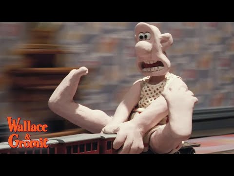 The Wrong Trousers 👖 | Train Chase Scene 🚂 | Wallace & Gromit