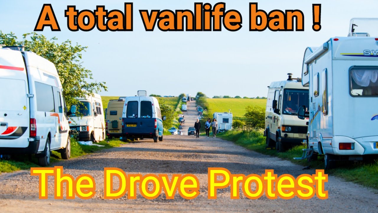 They banned vanlife & Drove protest