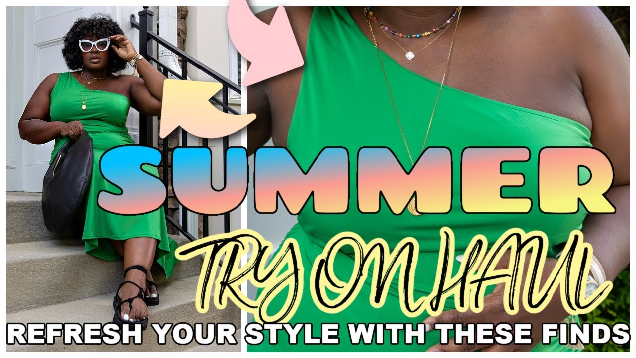 Thick Tummy-Friendly Summer Outfits You’ll Actually Wear | Curvy & Cute (Size 16/18 Try-On!)