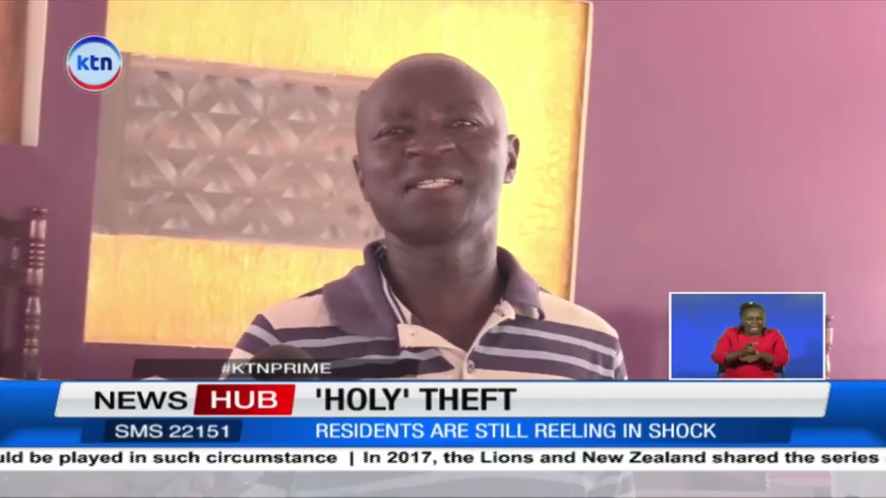 Thieves raided ACK St Matthews Church in Kirinyaga, they consumed holy sacrament