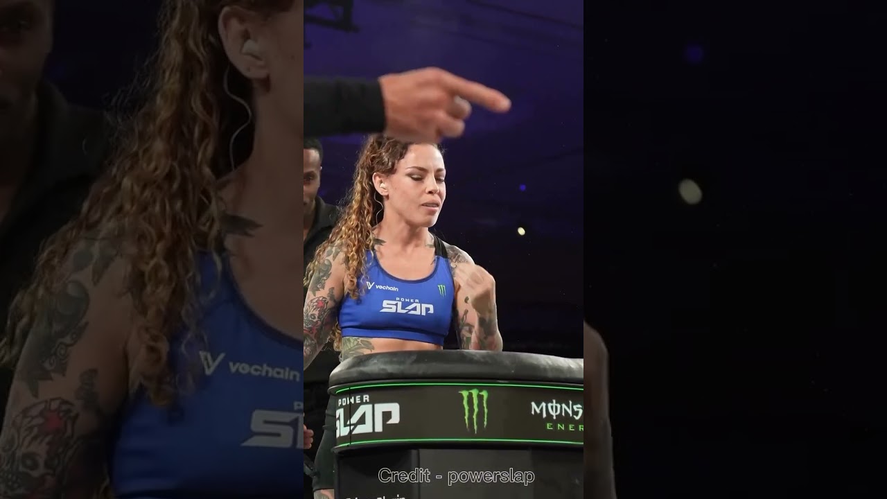 This girl acting like a sussy ( powerslap)