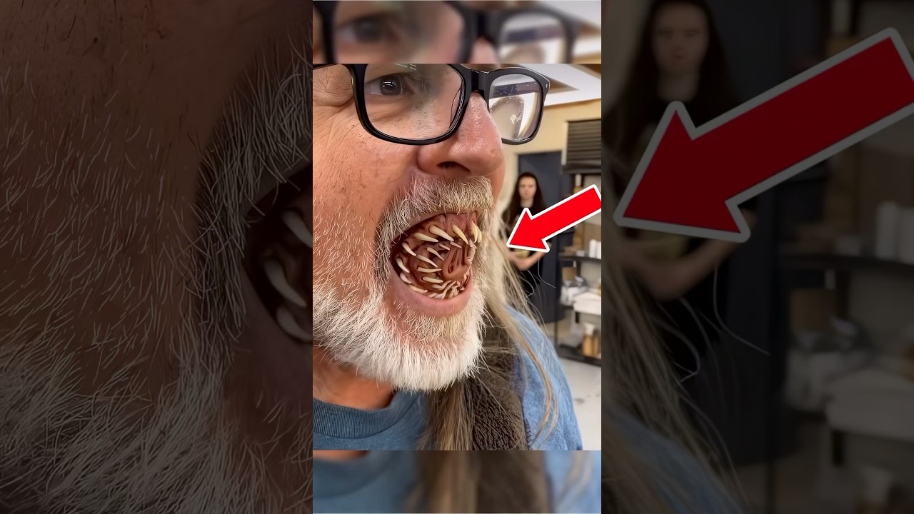 This Guy has Alien Teeth 😳