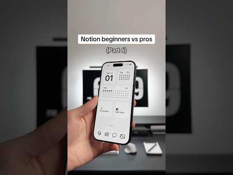 This hack makes managing Notion tasks on your phone easier. #notion #productivity #productivitytips