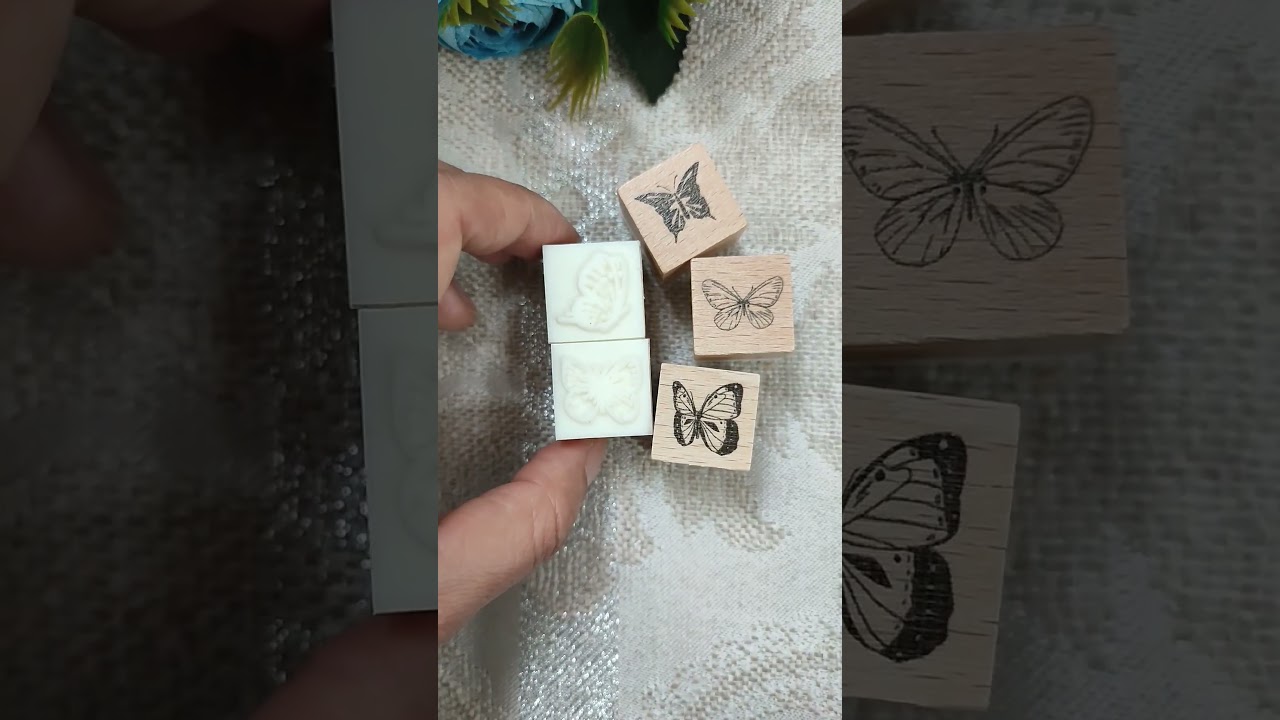 This is definitely your favorite wooden rubber stamp, for making cards, gifts, etc. #art#journaling