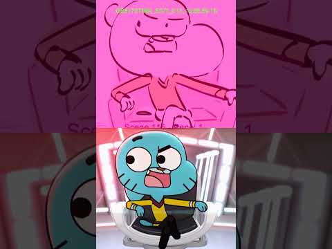 This is how we create Gumball part 2!! 🎨✨ #gumball #cartoonnetwork #drawingforkids