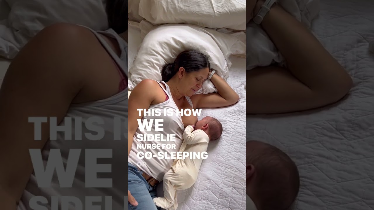 🤱This is how we sidelie nurse for closleeping, night-nursing, and early-morning nursing
