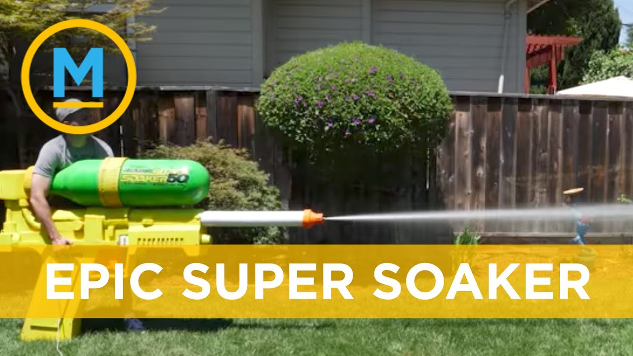 This man created a giant super soaker! | Your Morning