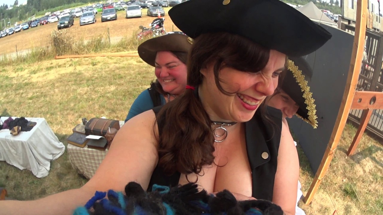 Three Lovely Ladies riding Vlad together!