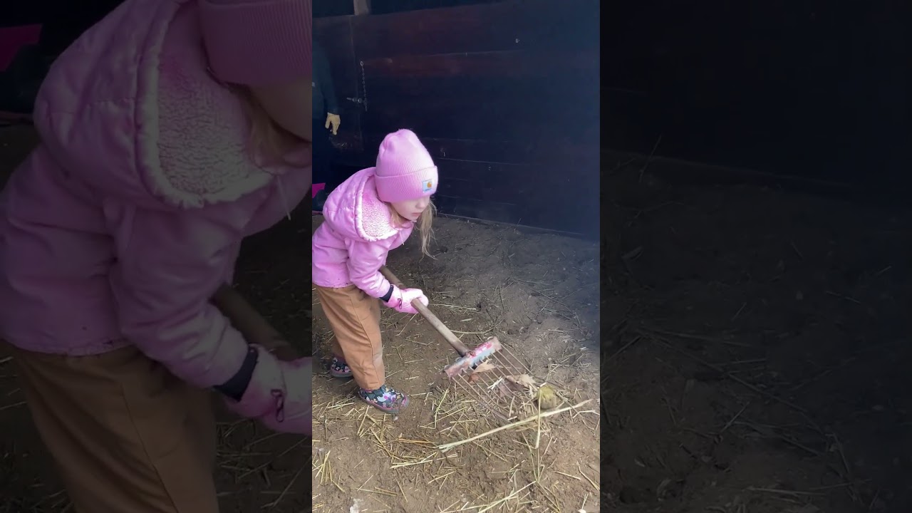 Throwing Horse Poop Farm Life #shorts #outdoors