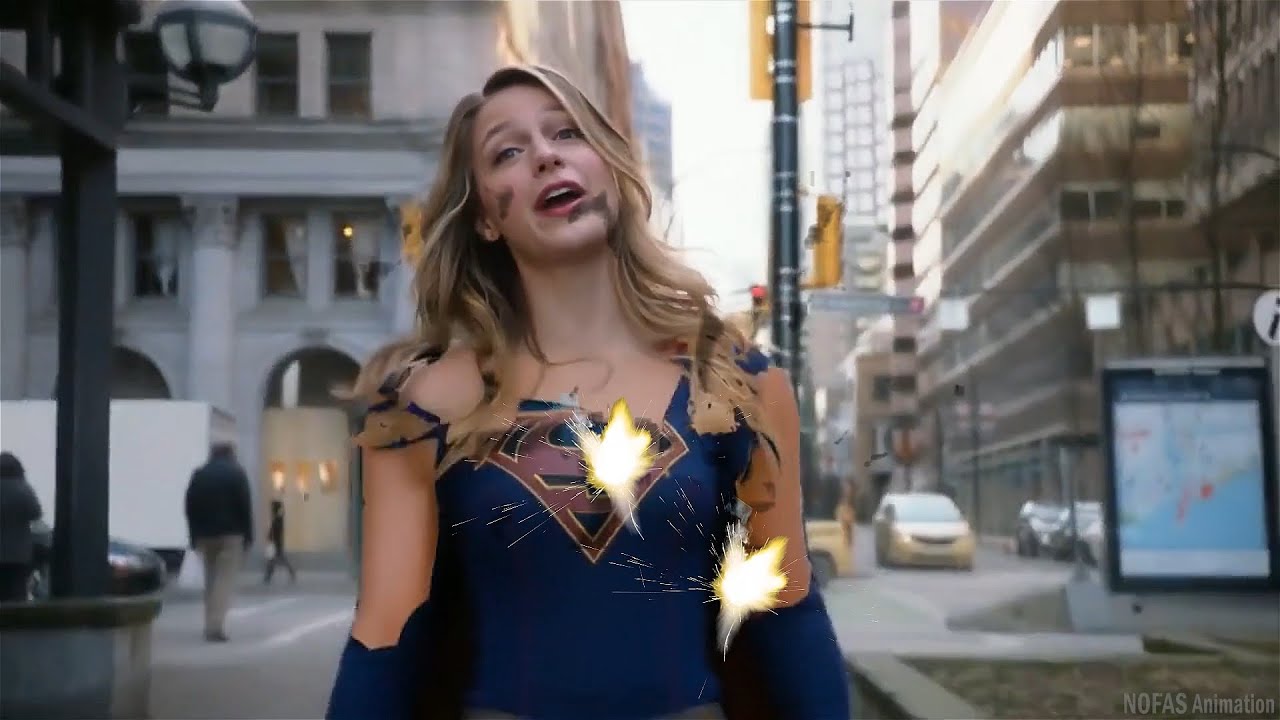 Thugs Destroy Supergirl's Costume