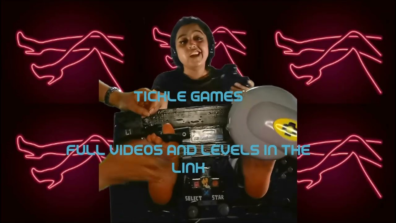 Tickle Feet girl gamer Tickling foot