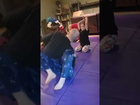 Tickle torture jiu jitsu 🤣.