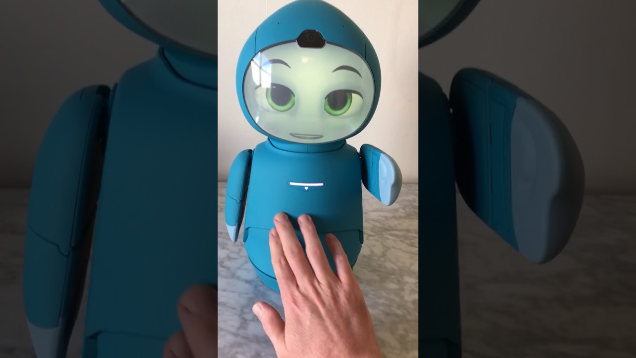 Ticklish robot?😂#shorts #moxierobot