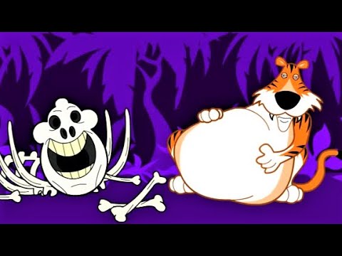 Tiger ate animals & burps (EE)