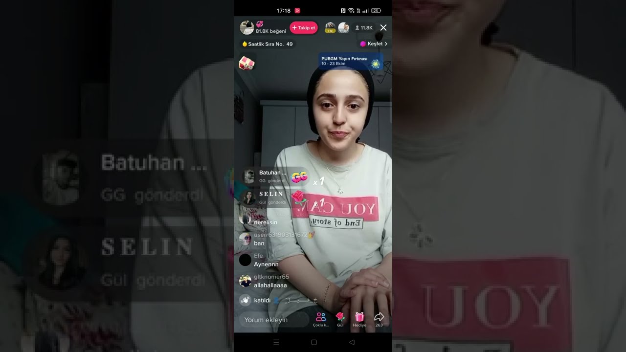 Tik Tok da Canlı Yayın Yapan Tuğba Muşlu Kenana Yakalanıyor 😂