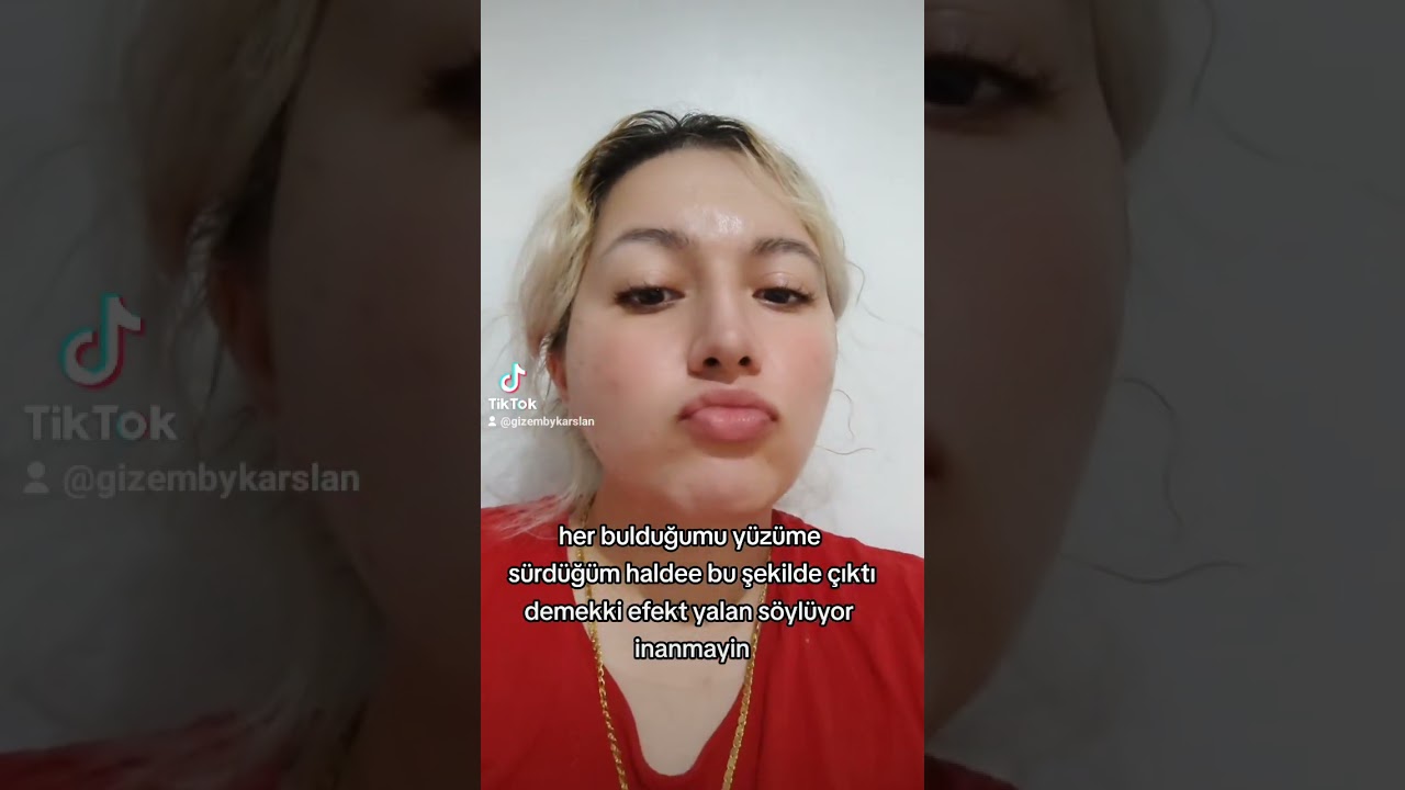 Tiktok efektleri yalan mı? #shorts Gizem Büyükarslan tiktok #meyzileyoutubeshorts