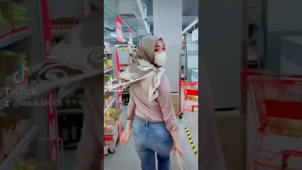 Tiktok Kerudung shopping #jeans #jilbab