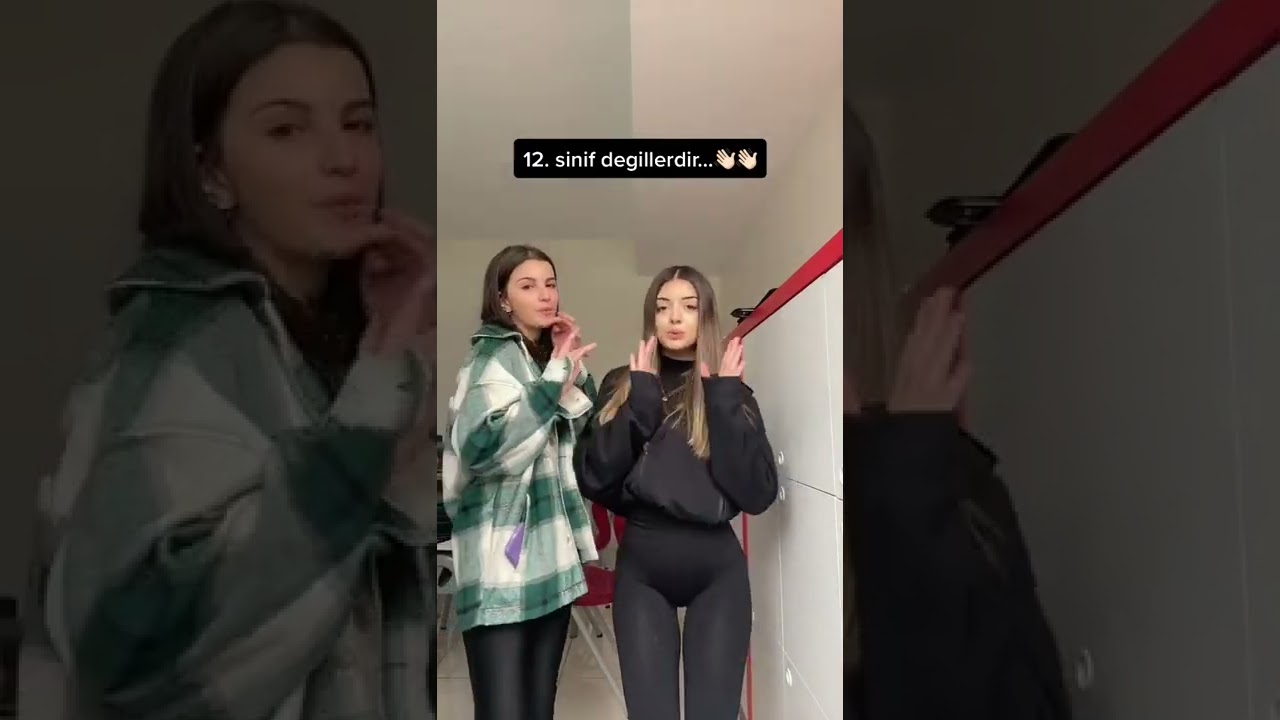Tiktok liseli kızlardan okulda akım videoları yeni #shorts