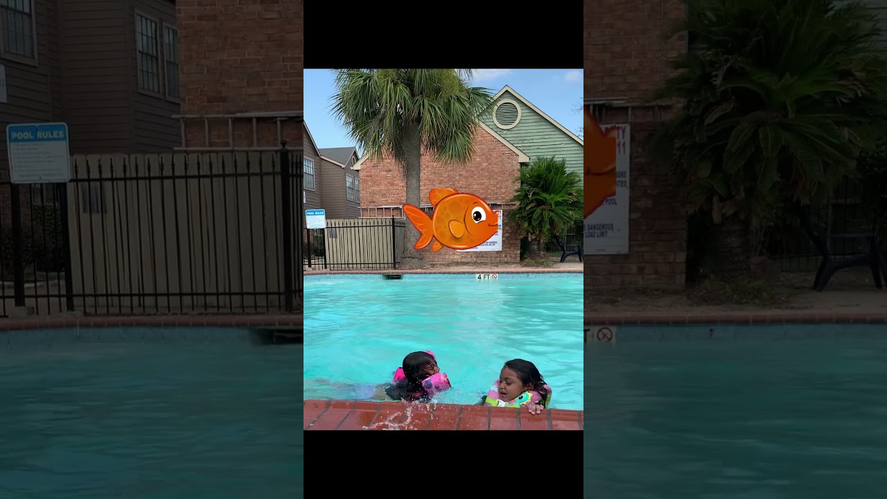 Time for pool with the girls #pooltime #swimming #kidsvideo #kidsfun #kidssong