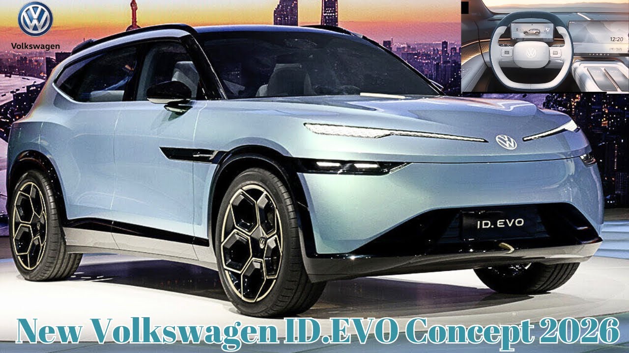 To Enter Mass Production in 2026 | 800V Supercharger | Interior Detail | Volkswagen ID.EVO Concept