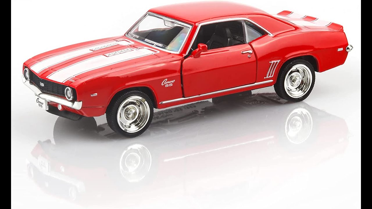 TOKAXI 1/36 Scale Diecast Cars,1969 Camaro SS Cars Models,Pull Back Vehicles Toy Cars, Cars Gifts