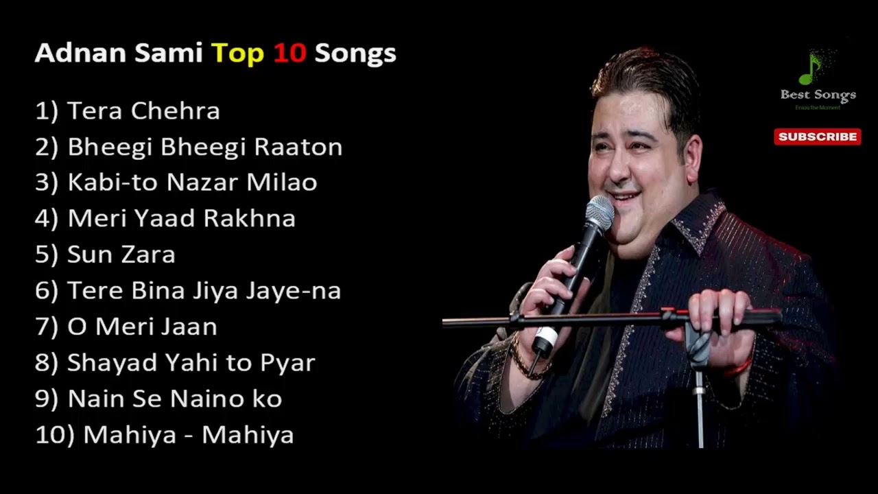 Top 10 Best Adnan sami Hit songs | Adnan Sami Album Songs |