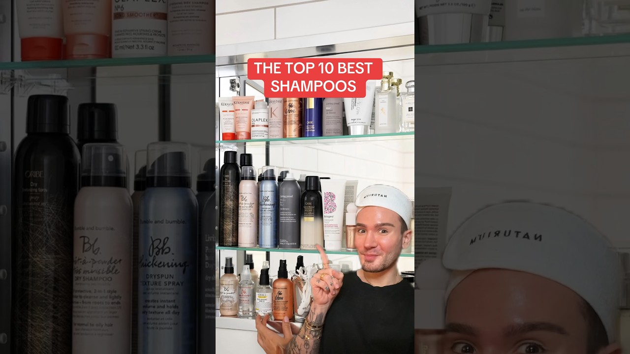 TOP 10 BEST SHAMPOOS!😱 (follow for more!💗) #haircare #haircut #hairstyle #hair #hairstyles #beauty