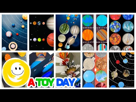 Top 10 DIY Learn Planets Compilation 🧩📖🪐🌎🔭 | Best 10 Solar System Projects for kids to learn planets