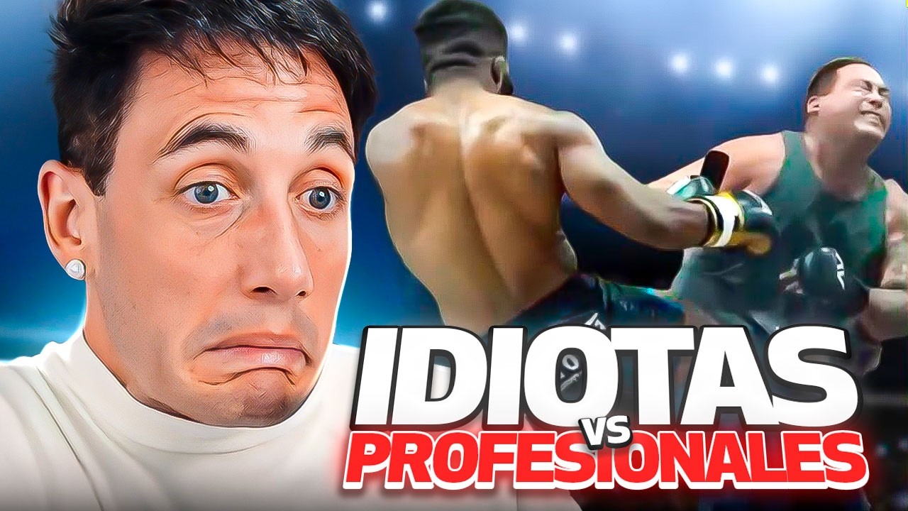 TOP 10 PERSONAS COMUNES VS PELEADORES PROFESIONALES