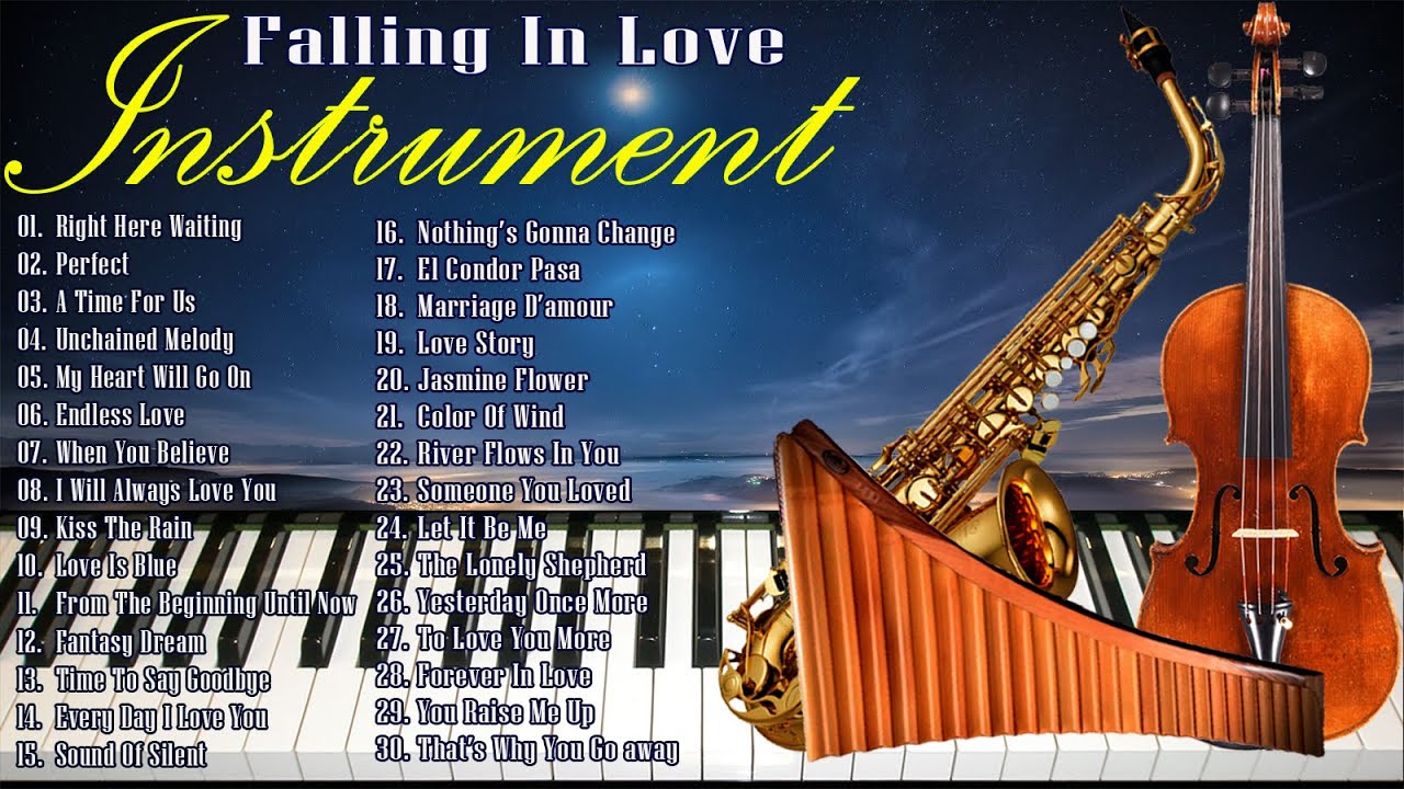 Top 100 Romantic Instrumental Love Songs 💖 Best Relaxing Instrumental Music