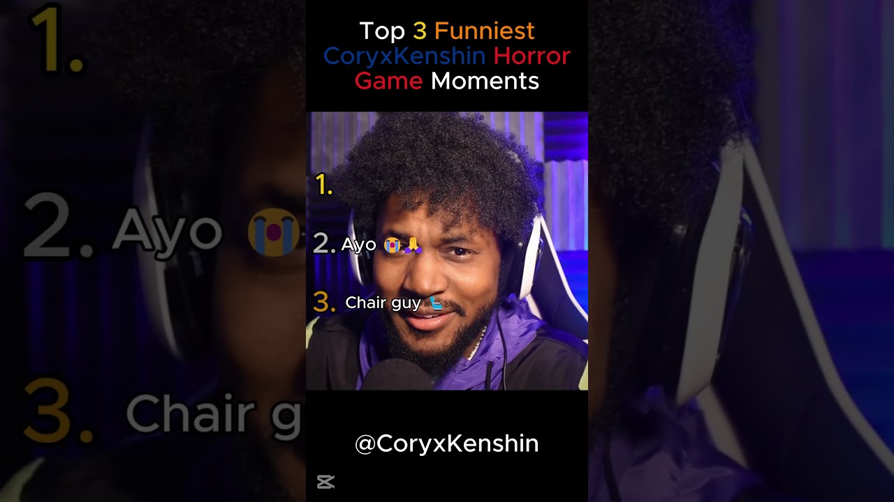 Top 3 Funniest Coryxkenshin Horror Game Moments