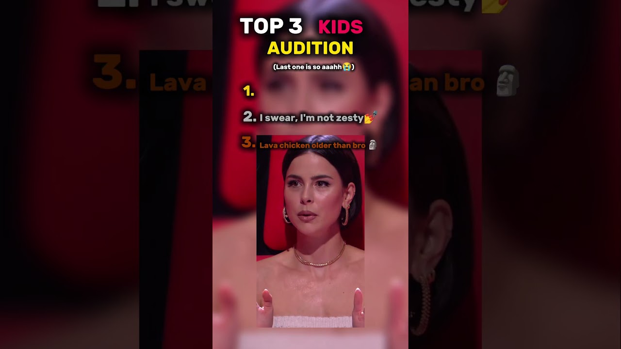 TOP 3 KIDS AUDTION 😭😭