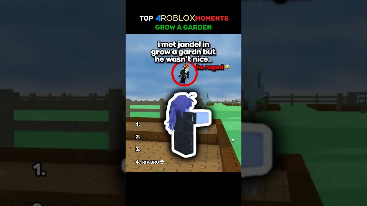 Top 4 Roblox Grow a garden moments 🤔(part 8)