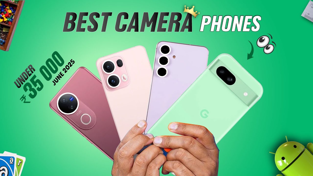 Top 5 | Best Camera phones under 35000 in india June 2025