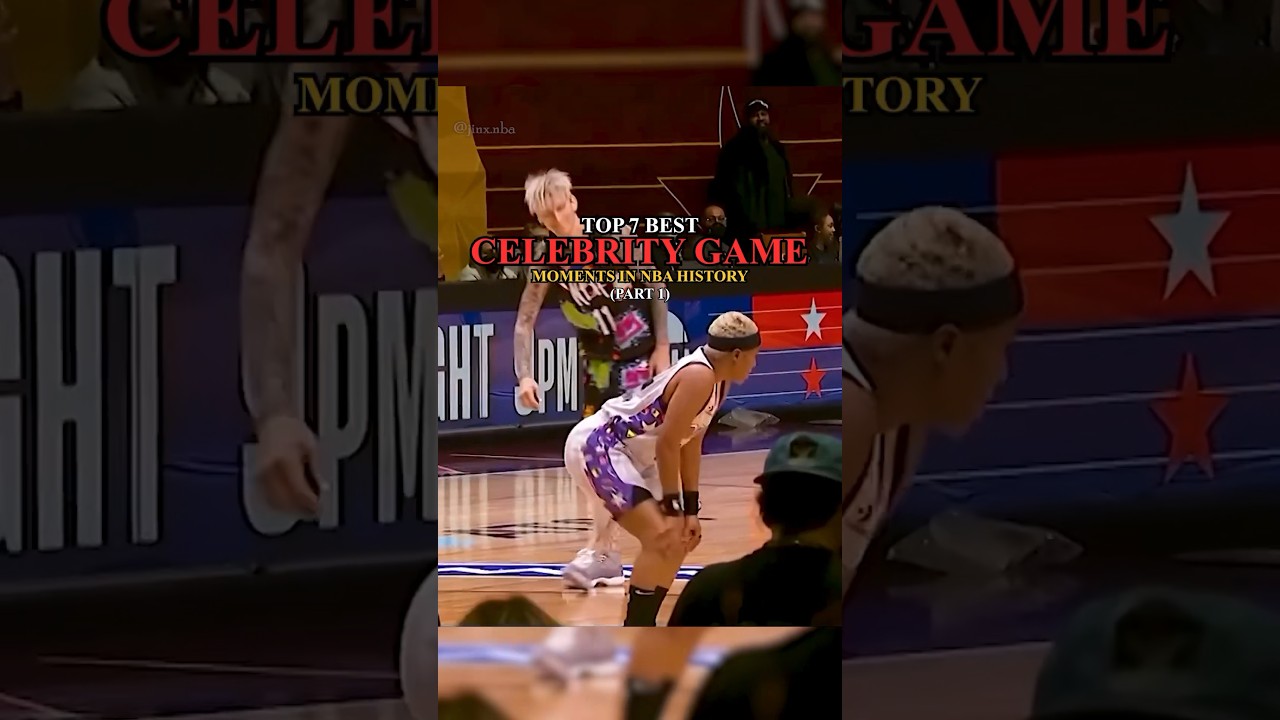 Top 7 BEST Celebrity Game Moments in the NBA | Part 1