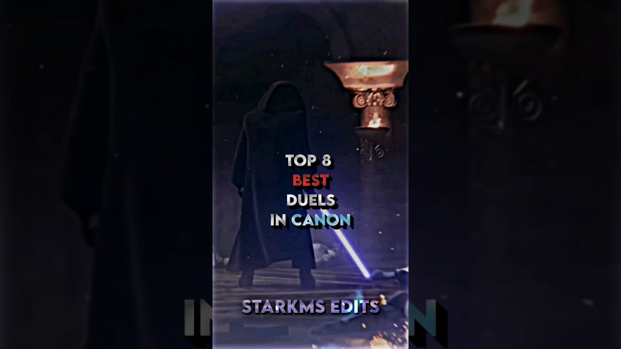 Top 8 Best Duels In Canon | #starwars #shorts #clonewars
