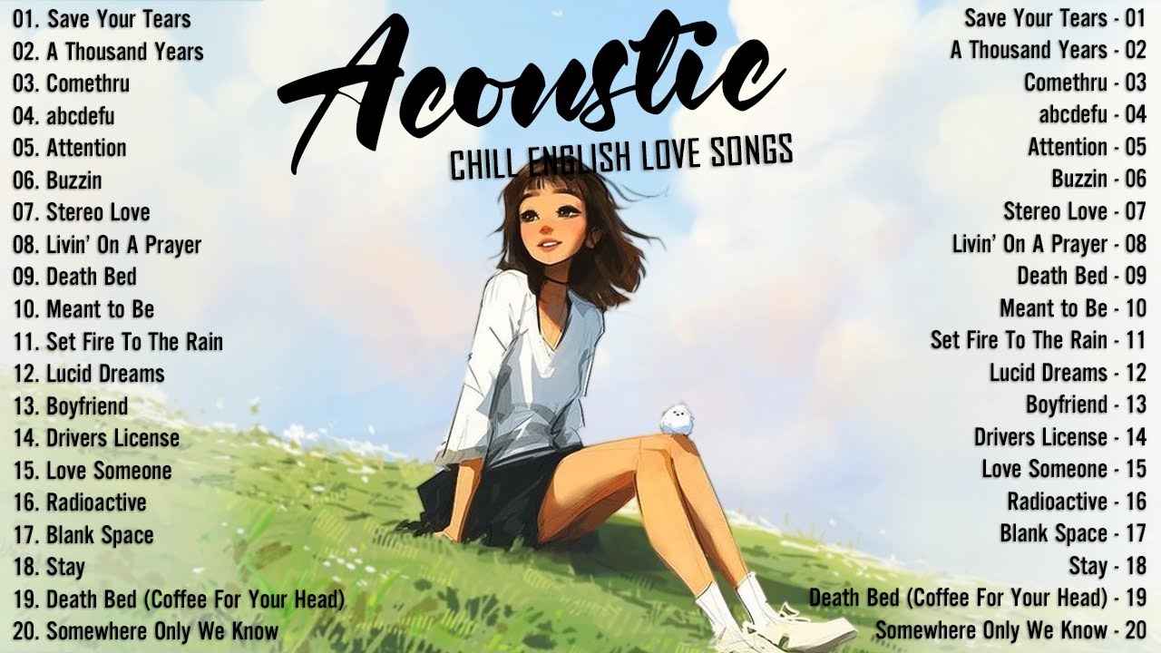 Top Acoustic Chill Songs 2025 Cover 💖 Soft Acoustic Cover Songs 2025 Playlist