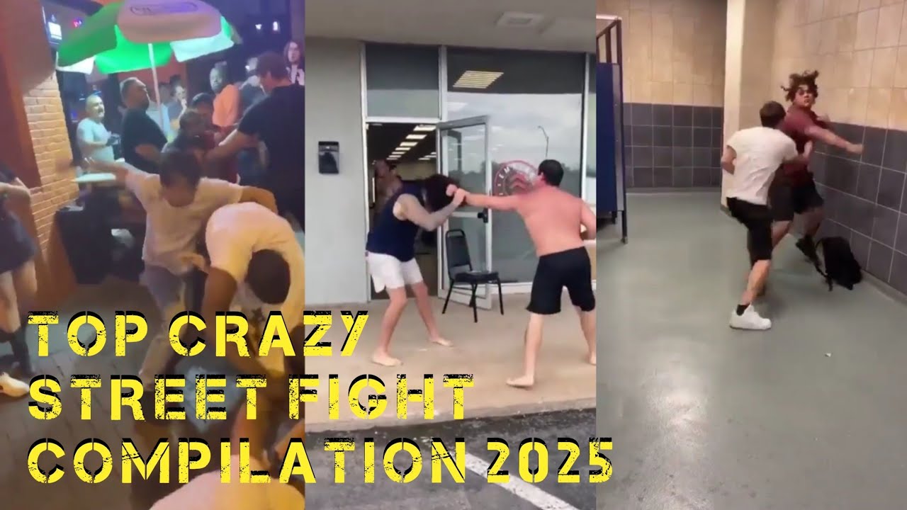 top crazy street fight compilation 2025 👊