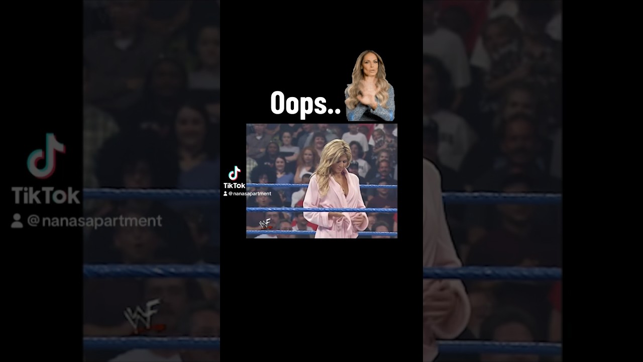 Torrie Wilson’s Wardrobe Mishap..