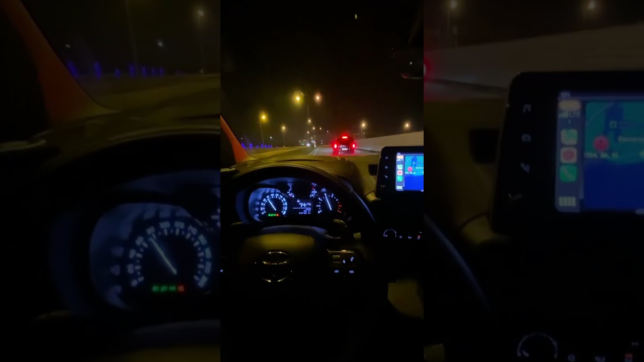 Toyota Proace City gece snap
