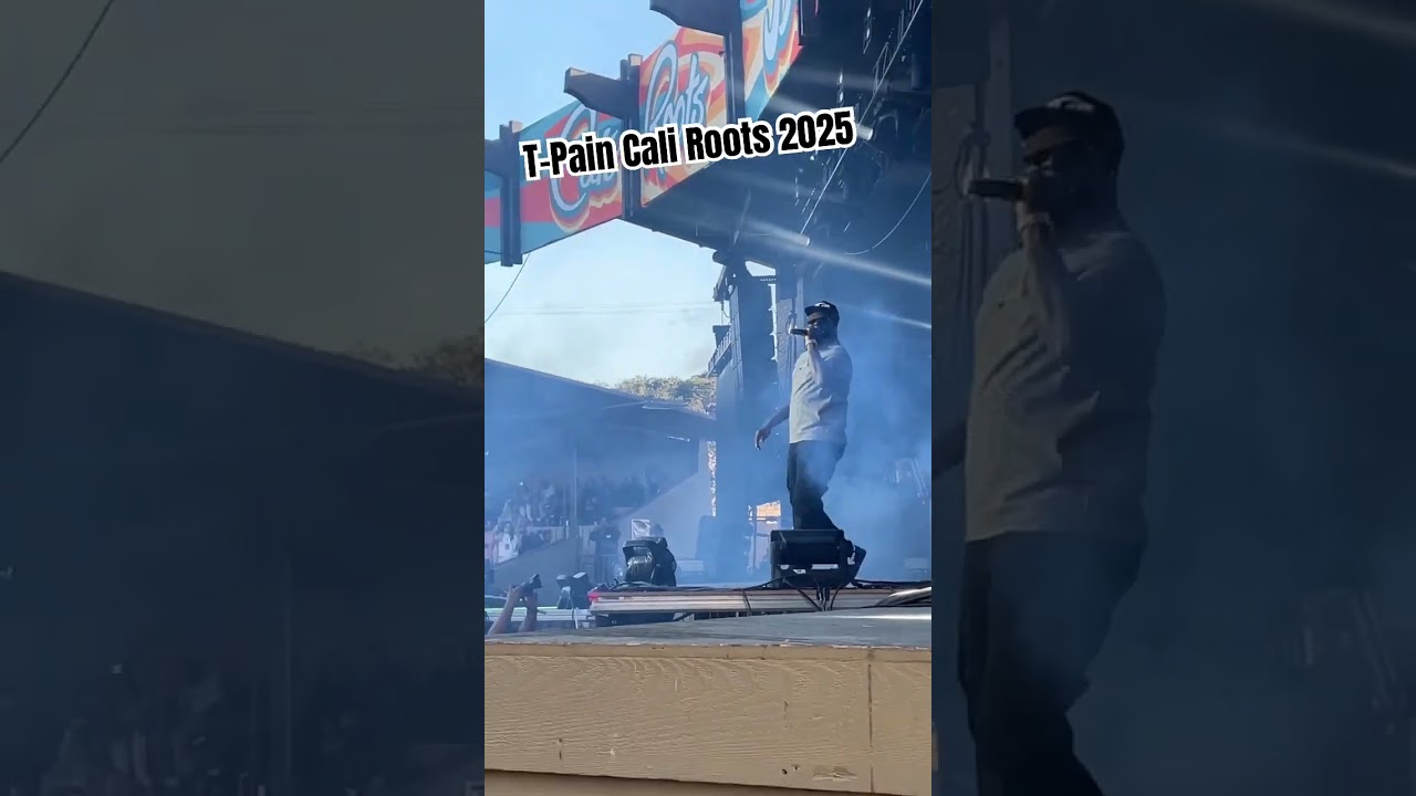 T-Pain Cali Roots 2025 Live in Concert