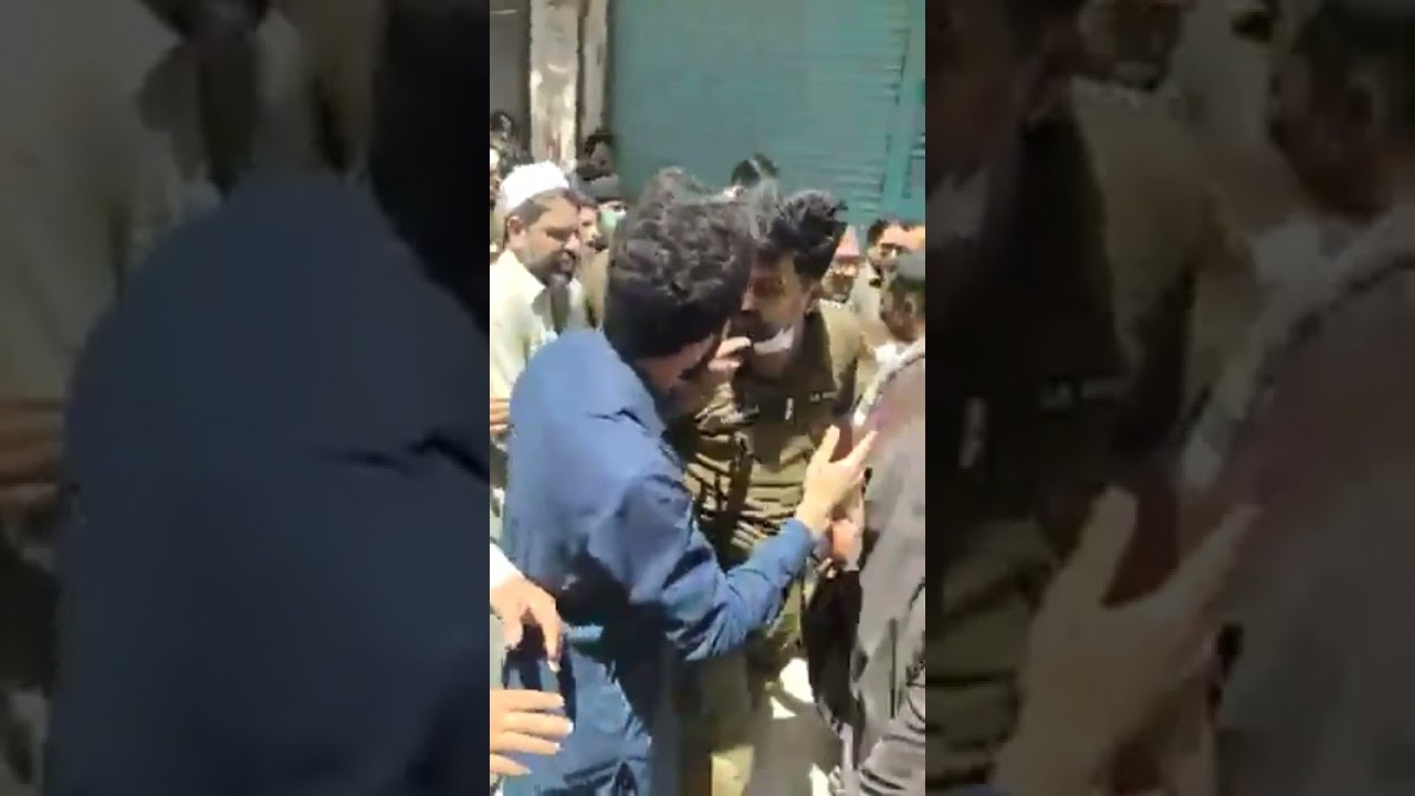 TPL Protestors fight police
