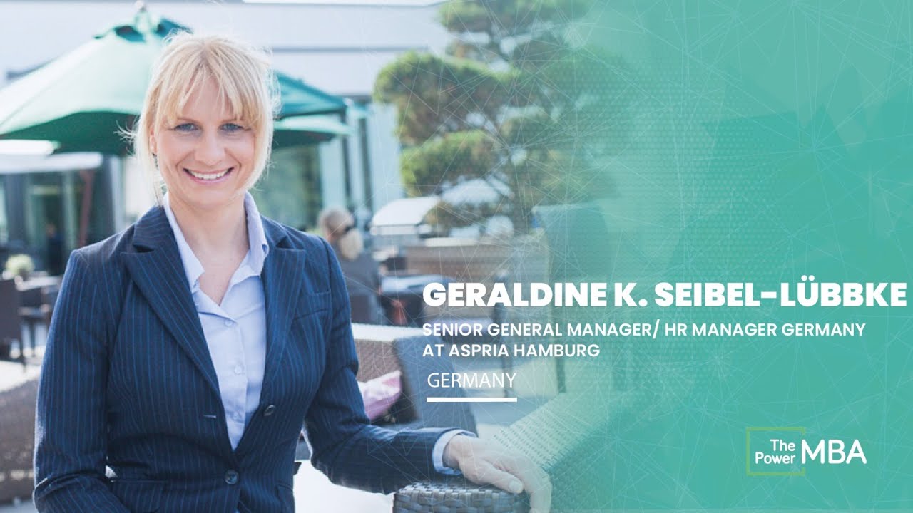 TPMBA Testimonial - Geraldine K. Seibel-Lübbke