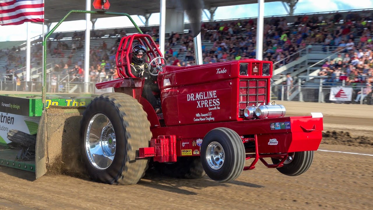 Tractor Pull 2022: Hot Farm Tractors: Randy Petro Memorial Pull. Eaton, OH.