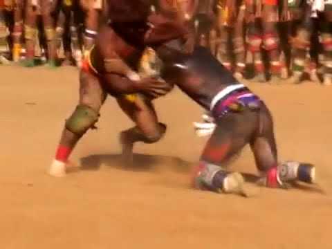 Traditional Fight of the Xingu Huca Huka!!